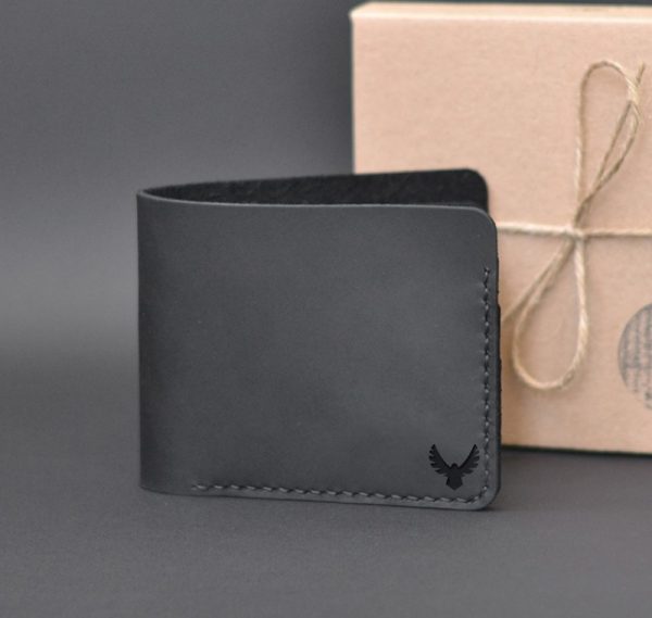 Cienki mini slim handmade wallet minimalistyczny portfel męski skórzany ręcznie robiony handmade
