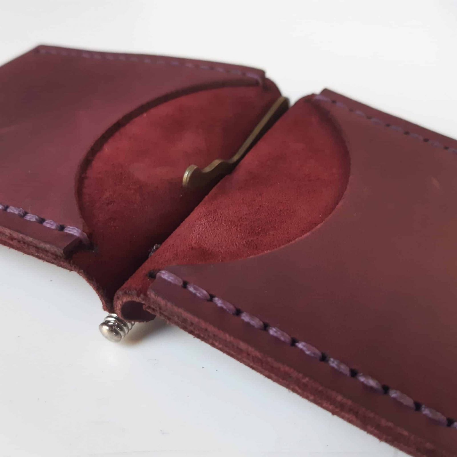 Lot - Louis Quatorze Men's Leather Money Clip/Wallet