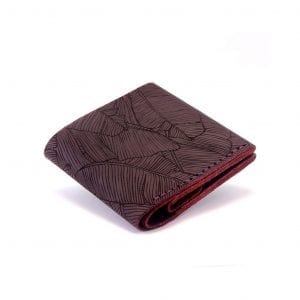Wallet with a designer-engraved Square wine