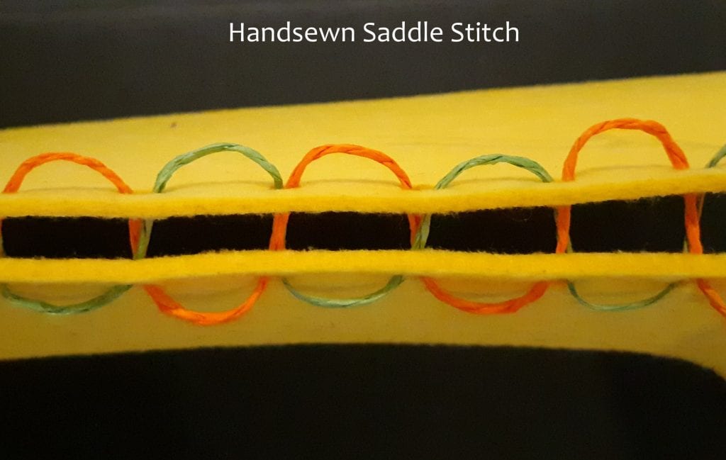 Handsewn Saddle Stitch