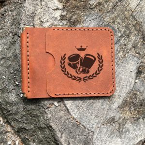 spring clip wallet