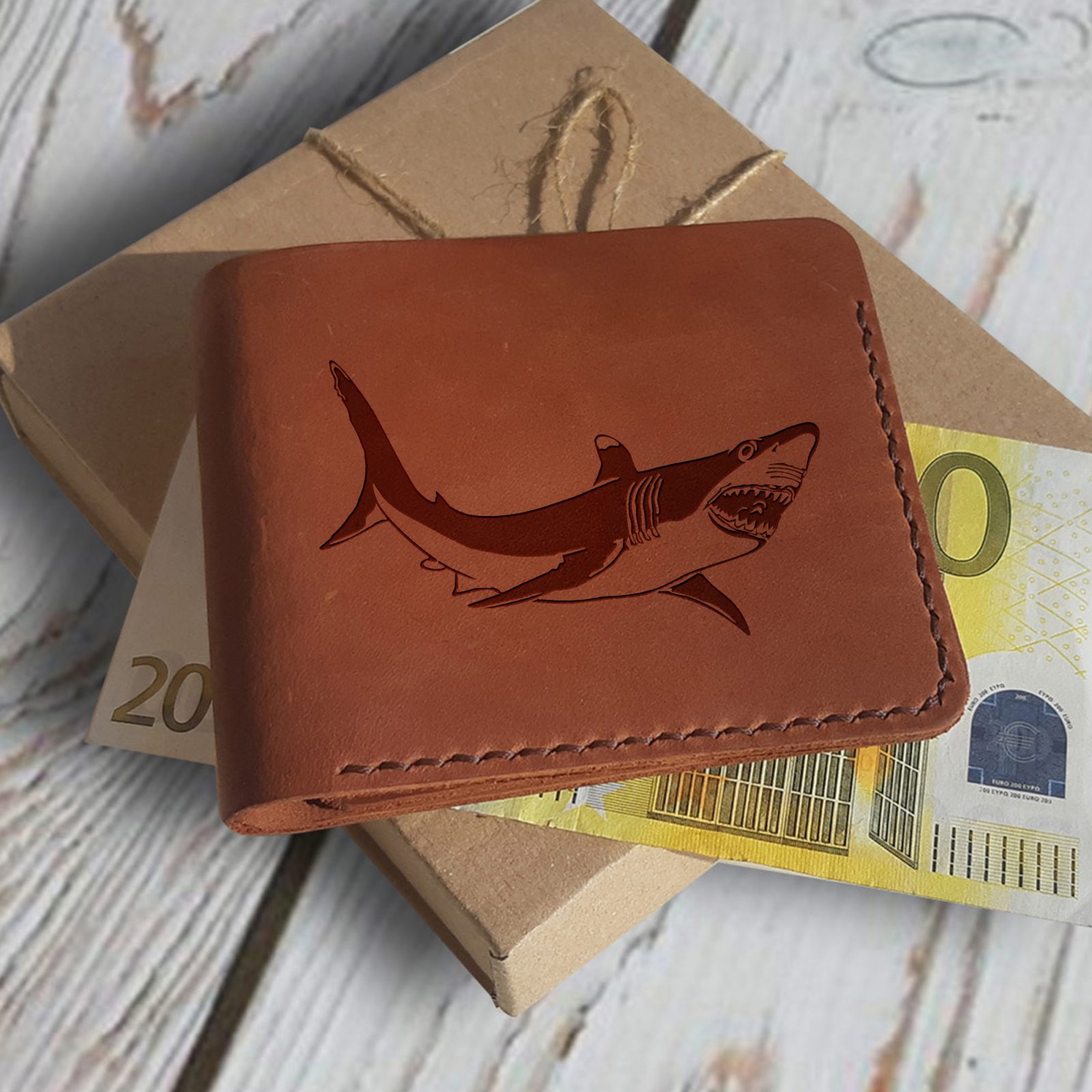 Gifts for Computer Programmers Personalized Leather Wallet
