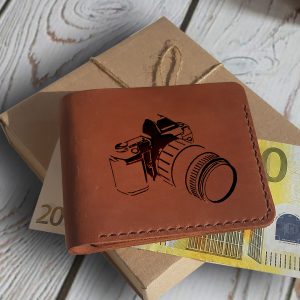 Fishing Wallets ➤➤➤ Handmade engraved leather wallet Shark