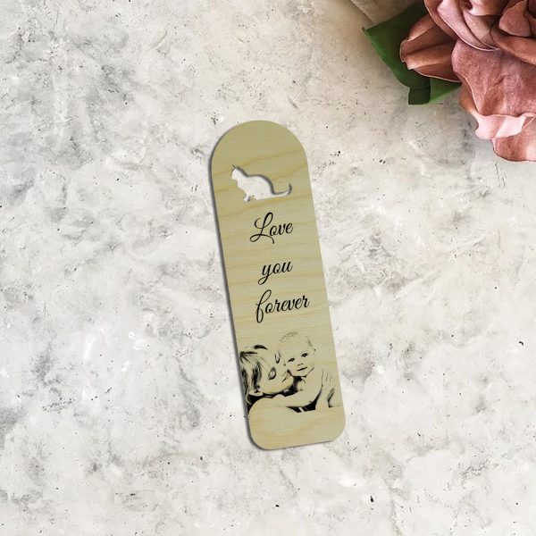 Personalized Wooden Bookmark. Book Lovers Gift. Engraved Monogram Wooden Bookmark. Custom Unique Bookmarks. Customized Wood Bookmark