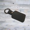 leather key chain, initial keychain, leather key fob