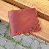 Personalized Engraved Monogrammed Mens Leather Wallet Custom Wallet with Monogram