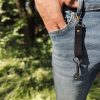 Personalized Leather Keychain. Custom Key Fob Key Ring Dad Key Chain. Engraved Handwriting Initial Name Keychain. Handwritten Cool Keychain