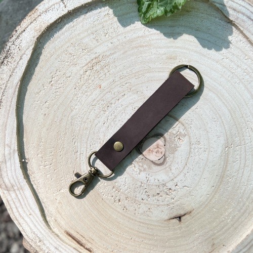 Leather Keychain for Men