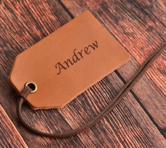 Leather Luggage Tag Personalized Luggage Tag Custom Luggage Tag Monogram Luggage Tag Travel Gift Wedding Gifts