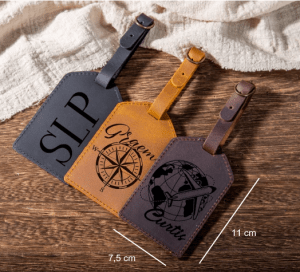 Leather Luggage Tag Personalized Luggage Tag Custom Luggage Tag Monogram Luggage Tag Gift For Frequent Travelers