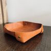 Leather Trinket Dish. Personalized Catch All Tray. Custom Dice Tray. Jewelry Tray. Vanity Tray. Ring Tray. Valet Tray.