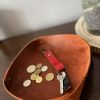 Leather Trinket Dish. Personalized Catch All Tray. Custom Dice Tray. Jewelry Tray. Vanity Tray. Ring Tray. Valet Tray.