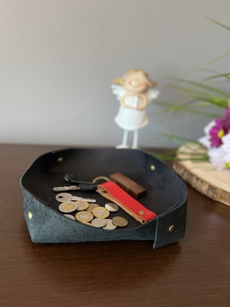 Leather Catch All Tray. Dice Tray. Jewelry Tray. Vanity Tray. Ring Tray. Valet Tray. DND Dice Tray. EDC Tray Leather Trinket Dish.