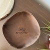 leather brown tray
