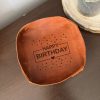 Leather Trinket Dish. Personalized Catch All Tray. Custom Dice Tray. Jewelry Tray. Vanity Tray. Ring Tray. Valet Tray.