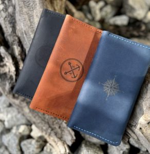 Nautical Gifts by Luniko! Personalized Handmade Custom Leather Wallets