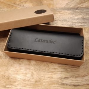 Leather Guitar Pick Holder with Engraving of the Band's Logo, Musician’s Name or a Concert Photo etc. Excellent Gift for any Guitarist or Bass Player!