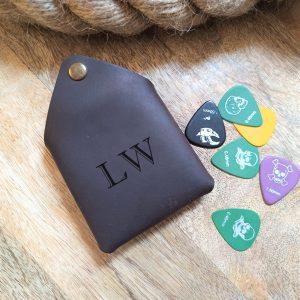 Personalized Guitar Pick Holder Custom Leather Guitar Pick Holder Personalized Leather Guitar Pick Case Guitar Pick Storage Guitar Pick Box