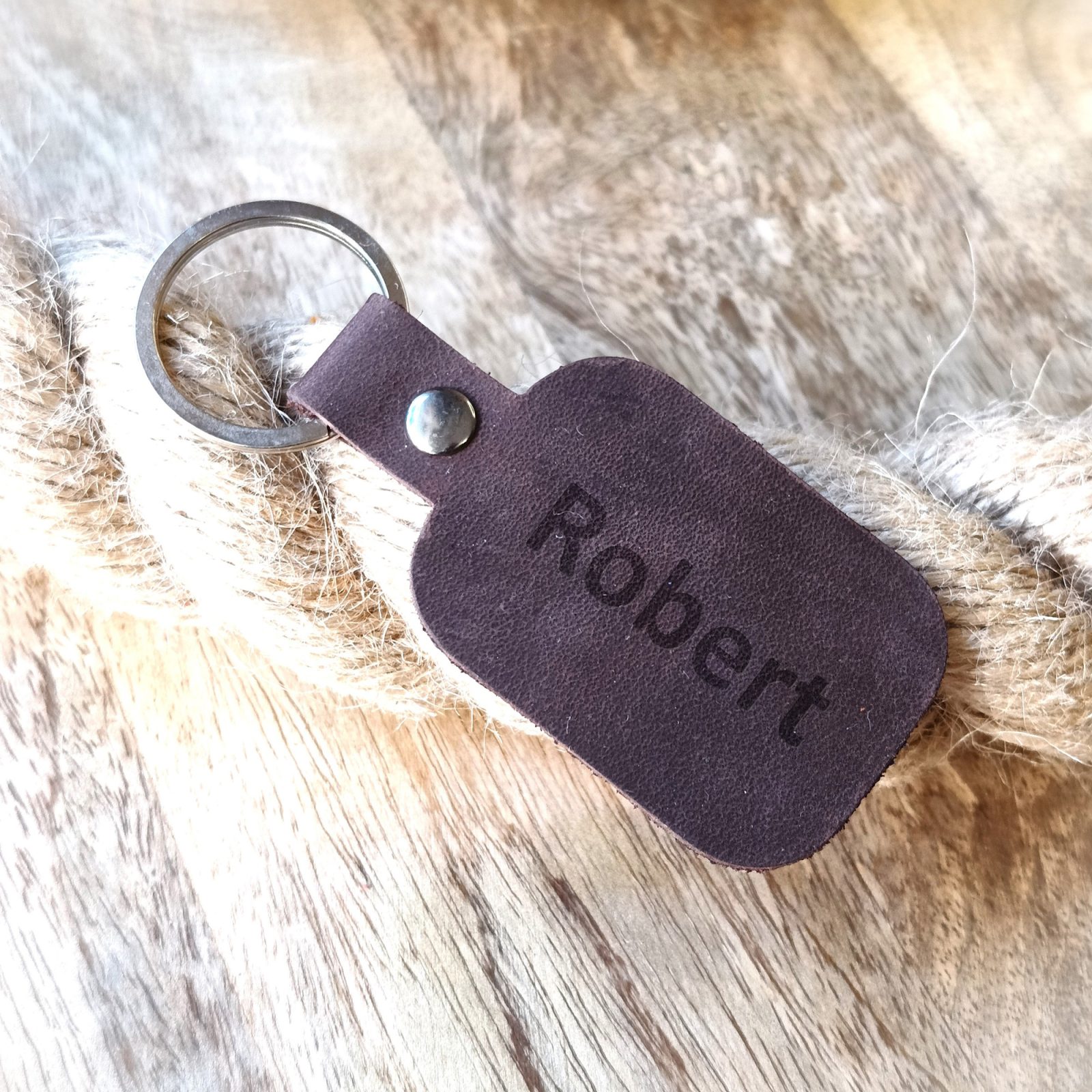 Personalized Letter Keychain | Custom Initial Key Ring